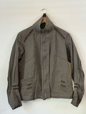 Adam Jacobs Men's Olive Green Utility Jacket Size XL Tactical Outdoor Streetwear